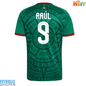 Billiga Mexiko Raul Jimenez #9 Hemmatröja VM 2026 Kortärmad